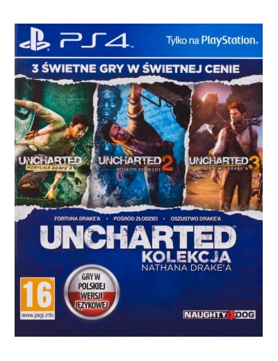 Uncharted Kolekcja Nathana Drake'a PS4 POL Nowa