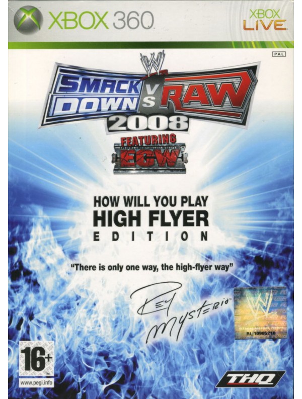 SmackDown vs. Raw 2008 XBOX360 ANG Nowa