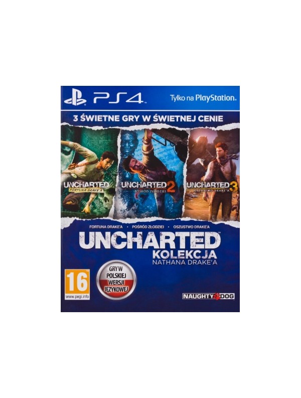 Uncharted Kolekcja Nathana Drake'a PS4 POL Używana